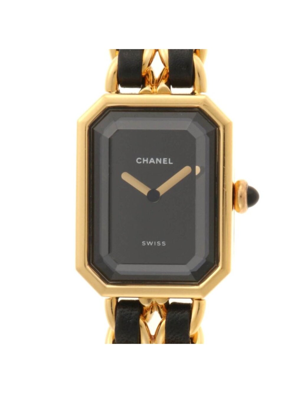 Chanel Premiere L Watch Black Quartz